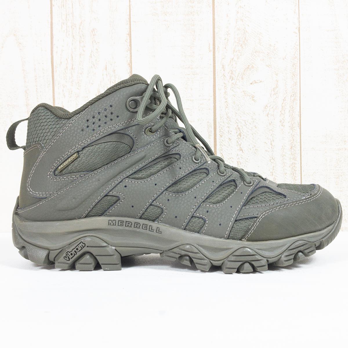 【MEN's 26.0cm】 メレル モアブ 3 タクティカル ミッド Moab 3 Tactical Mid ミドルカットシューズ ウォータープルーフ 防水 MERRELL J004113 Dark Olive グリーン系