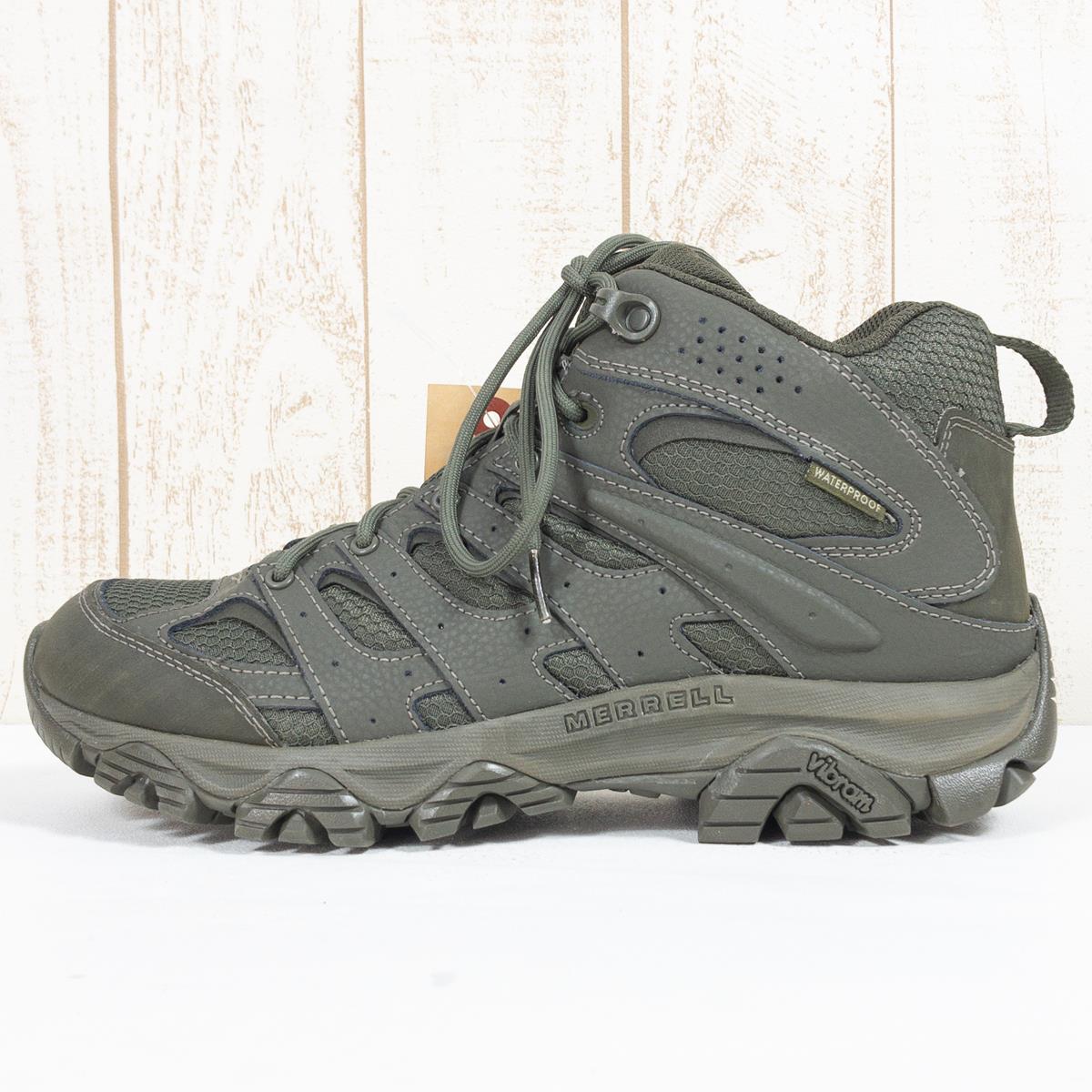 【MEN's 26.0cm】 メレル モアブ 3 タクティカル ミッド Moab 3 Tactical Mid ミドルカットシューズ ウォータープルーフ 防水 MERRELL J004113 Dark Olive グリーン系