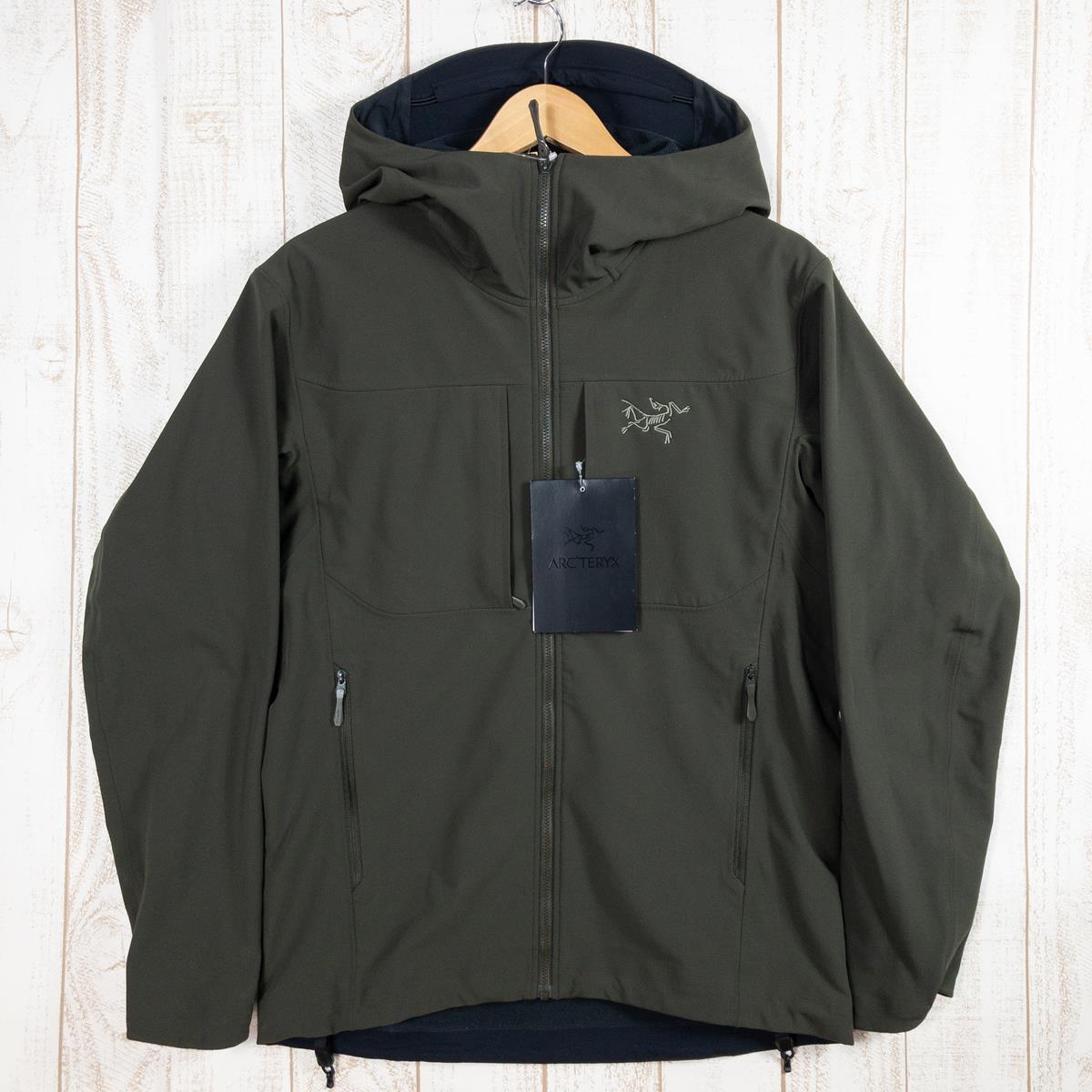 【MEN's S】 アークテリクス ガンマ MX フーディ Gamma MX Hoody ソフトシェル フリース ジャケット 入手困難 ARCTERYX 24114/L07619400 29696 Anecdote グリーン系