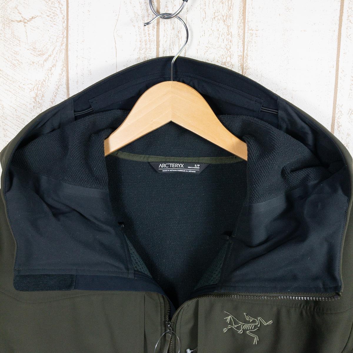 【MEN's S】 アークテリクス ガンマ MX フーディ Gamma MX Hoody ソフトシェル フリース ジャケット 入手困難 ARCTERYX 24114/L07619400 29696 Anecdote グリーン系