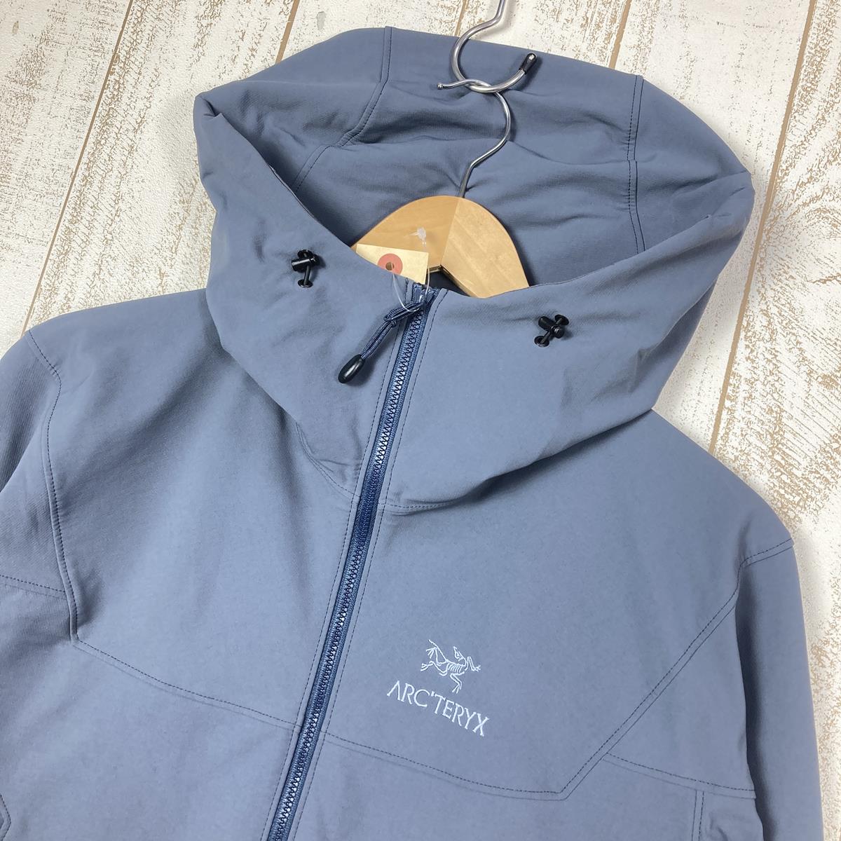 【MEN's S】 アークテリクス ガンマ LT フーディ Gamma LT Hoody ソフトシェル ジャケット 入手困難 ARCTERYX 17307/L06803700 2194 Heron ブルー系