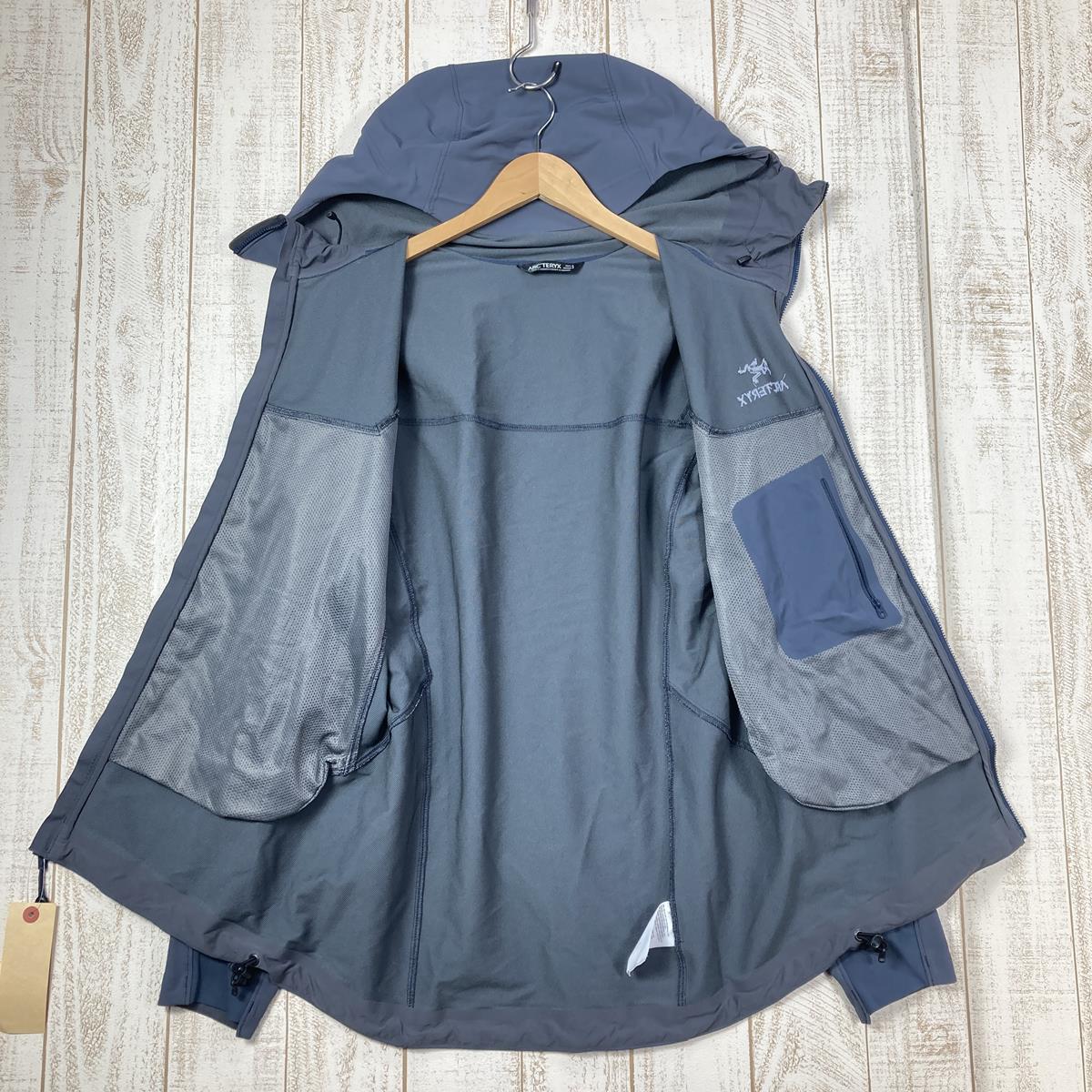 【MEN's S】 アークテリクス ガンマ LT フーディ Gamma LT Hoody ソフトシェル ジャケット 入手困難 ARCTERYX 17307/L06803700 2194 Heron ブルー系