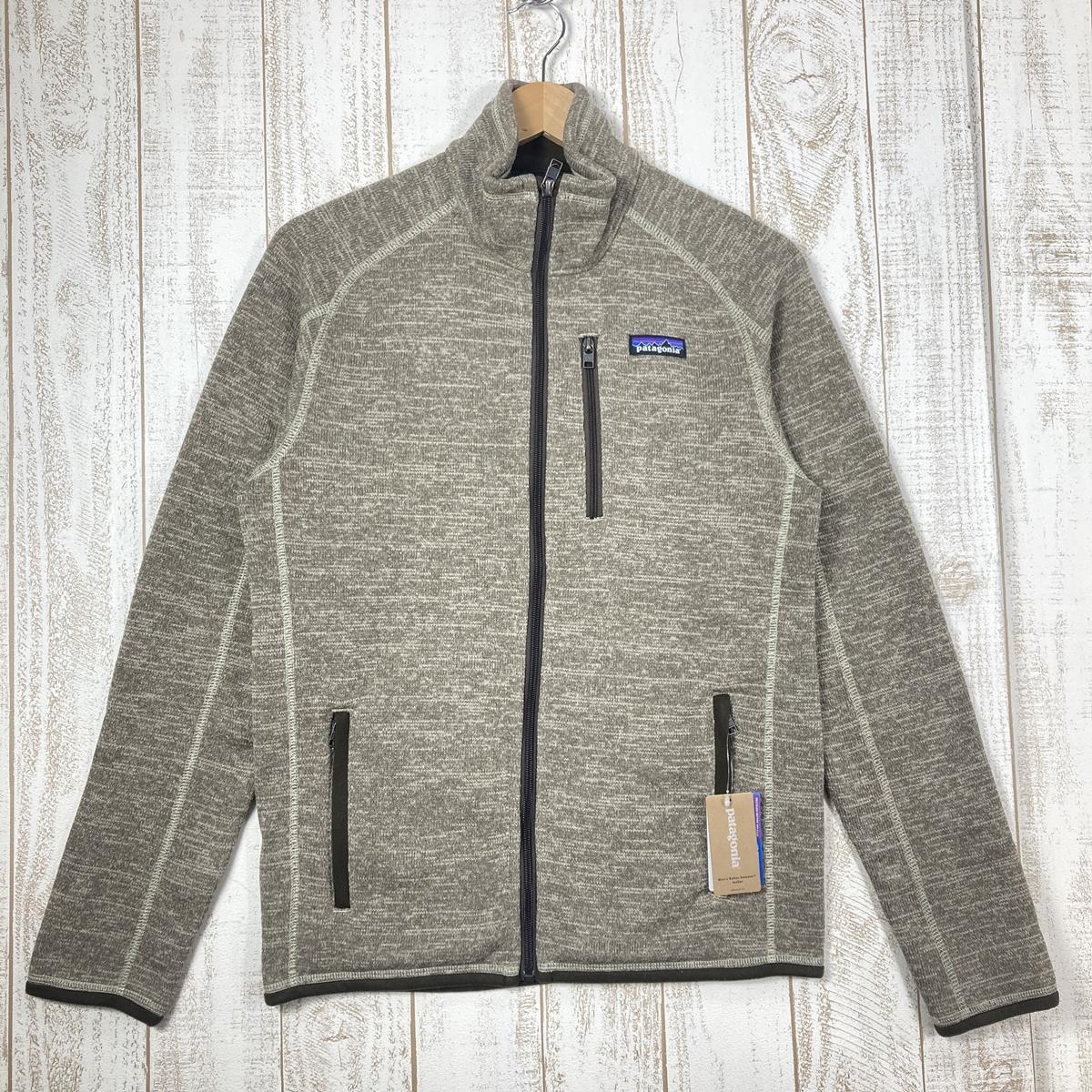 【MEN's S】 パタゴニア 2019 ベター セーター ジャケット Better Sweater Jacket ニット調 フリース PATAGONIA 25528 PEK Pale Khaki ブラウン系