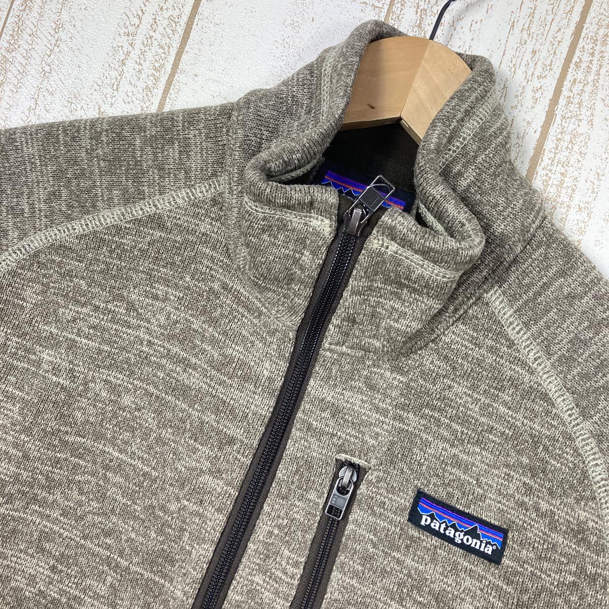 【MEN's S】 パタゴニア 2019 ベター セーター ジャケット Better Sweater Jacket ニット調 フリース PATAGONIA 25528 PEK Pale Khaki ブラウン系