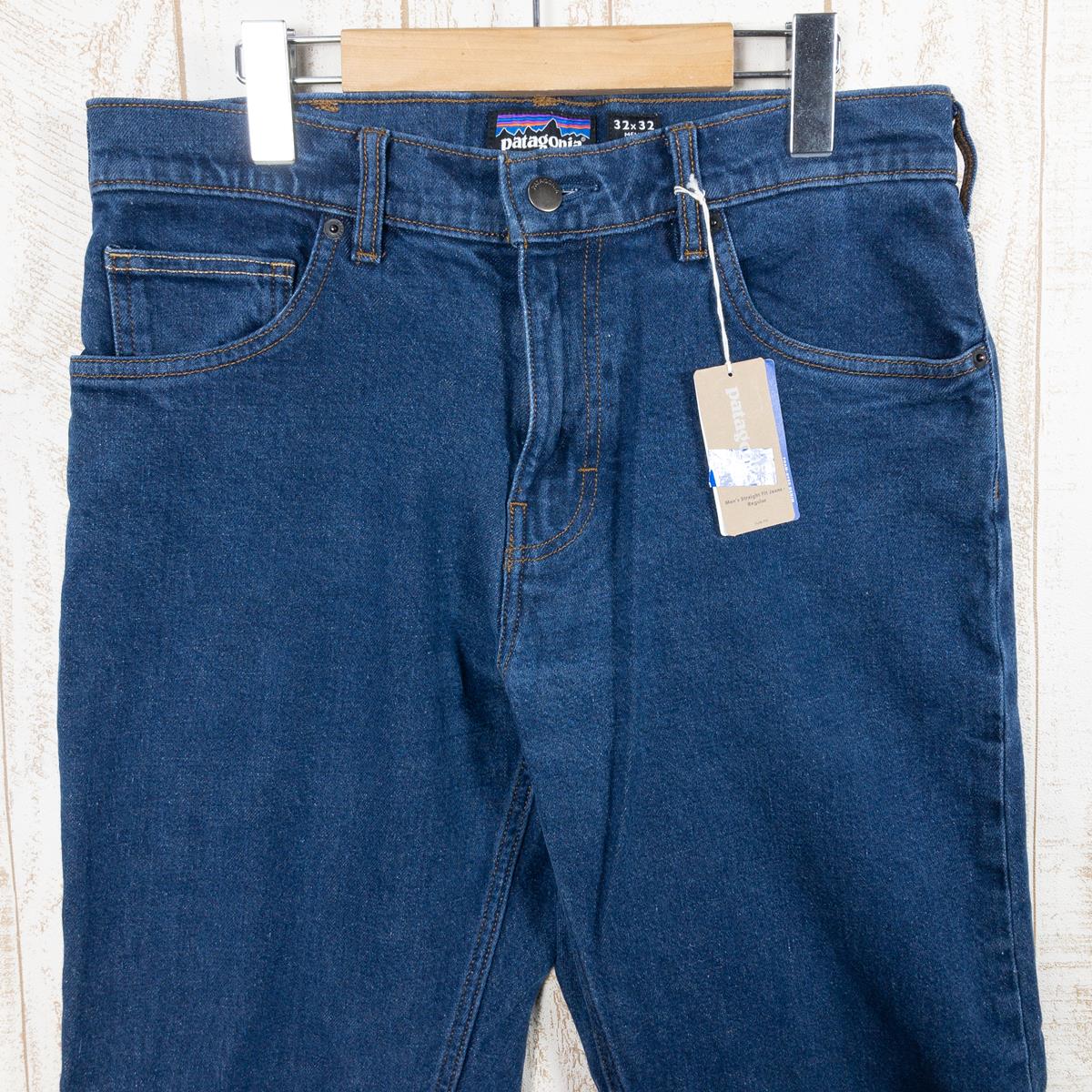 【MEN's 32】 パタゴニア 2021 ストレート フィット ジーンズ レギュラー Straight Fit Jeans Regular デニム PATAGONIA 21625 ORSD Original Standard ネイビー系