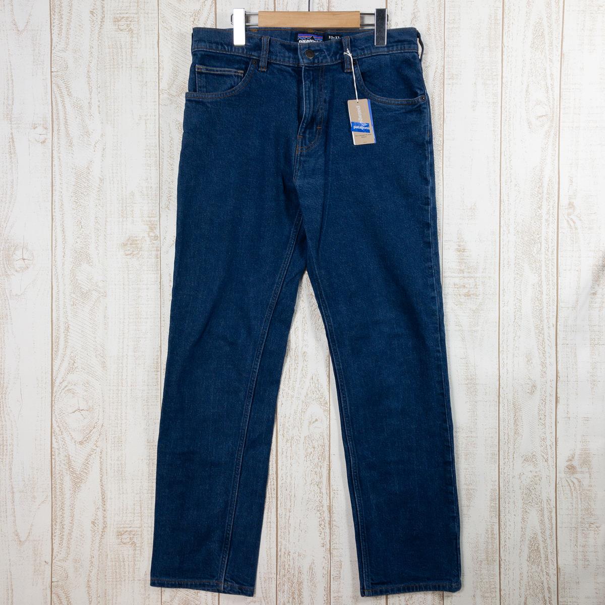 【MEN's 32】 パタゴニア 2021 ストレート フィット ジーンズ レギュラー Straight Fit Jeans Regular デニム PATAGONIA 21625 ORSD Original Standard ネイビー系