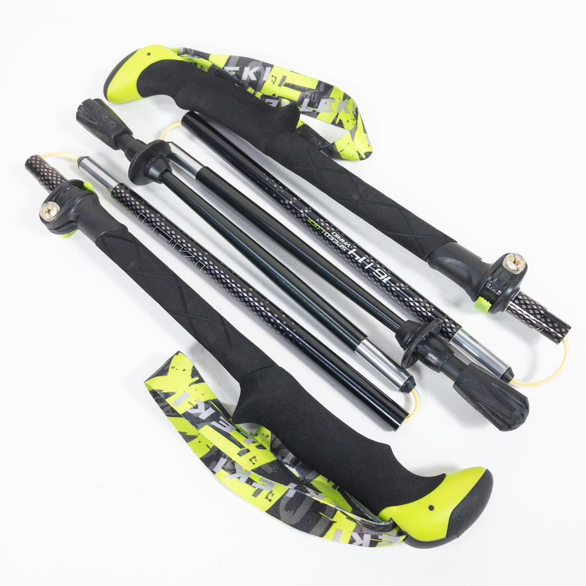 【130】 レキ マイクロバリオ タイタニウム Micro Vario Titanium トレッキングポール アルミ ペア 2本組 LEKI 1300290 190 Black ブラック系