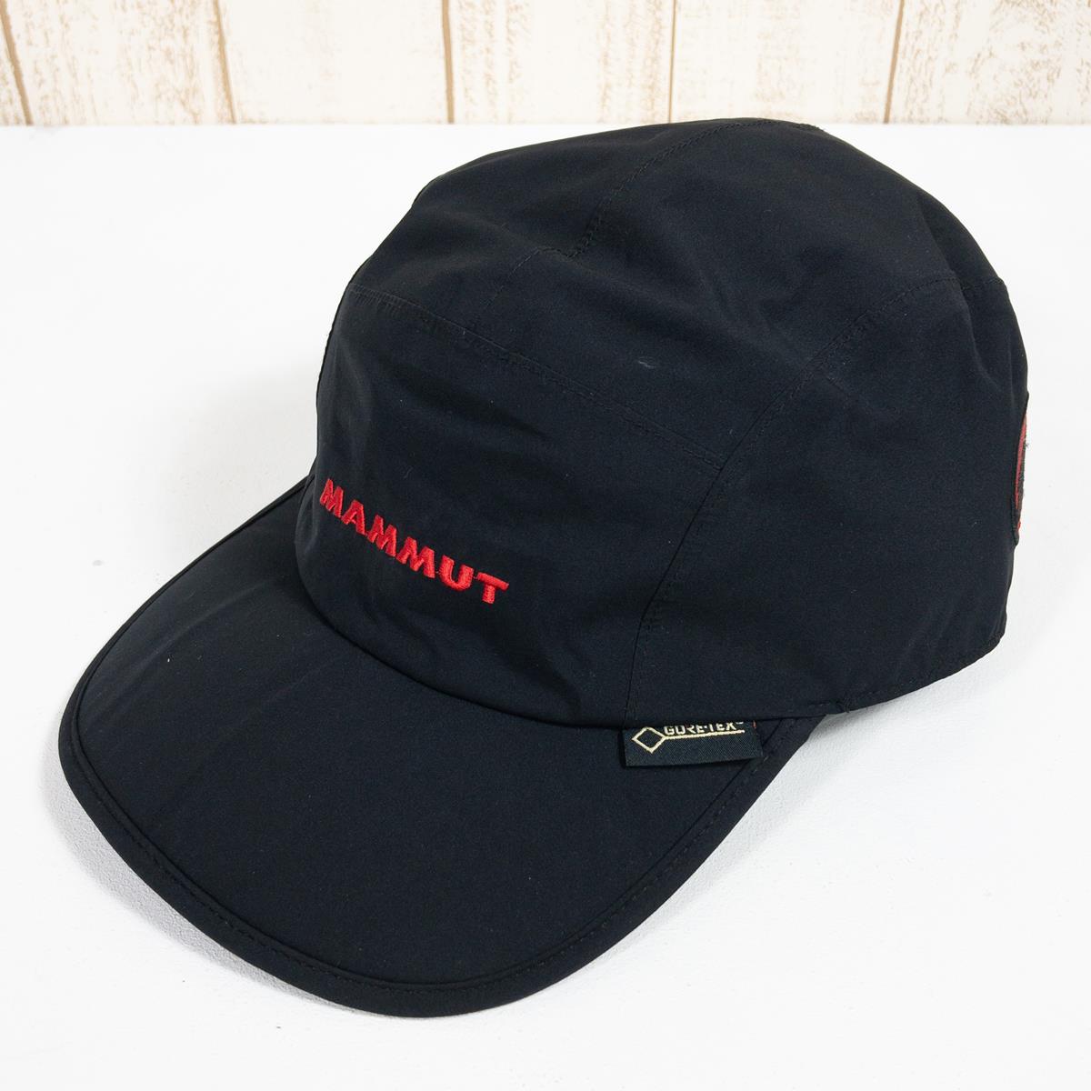 【UNISEX L】 マムート ゴアテックス ポケッタブル キャップ GORE-TEX Pocketable Cap MAMMUT 1090-05970 ブラック系