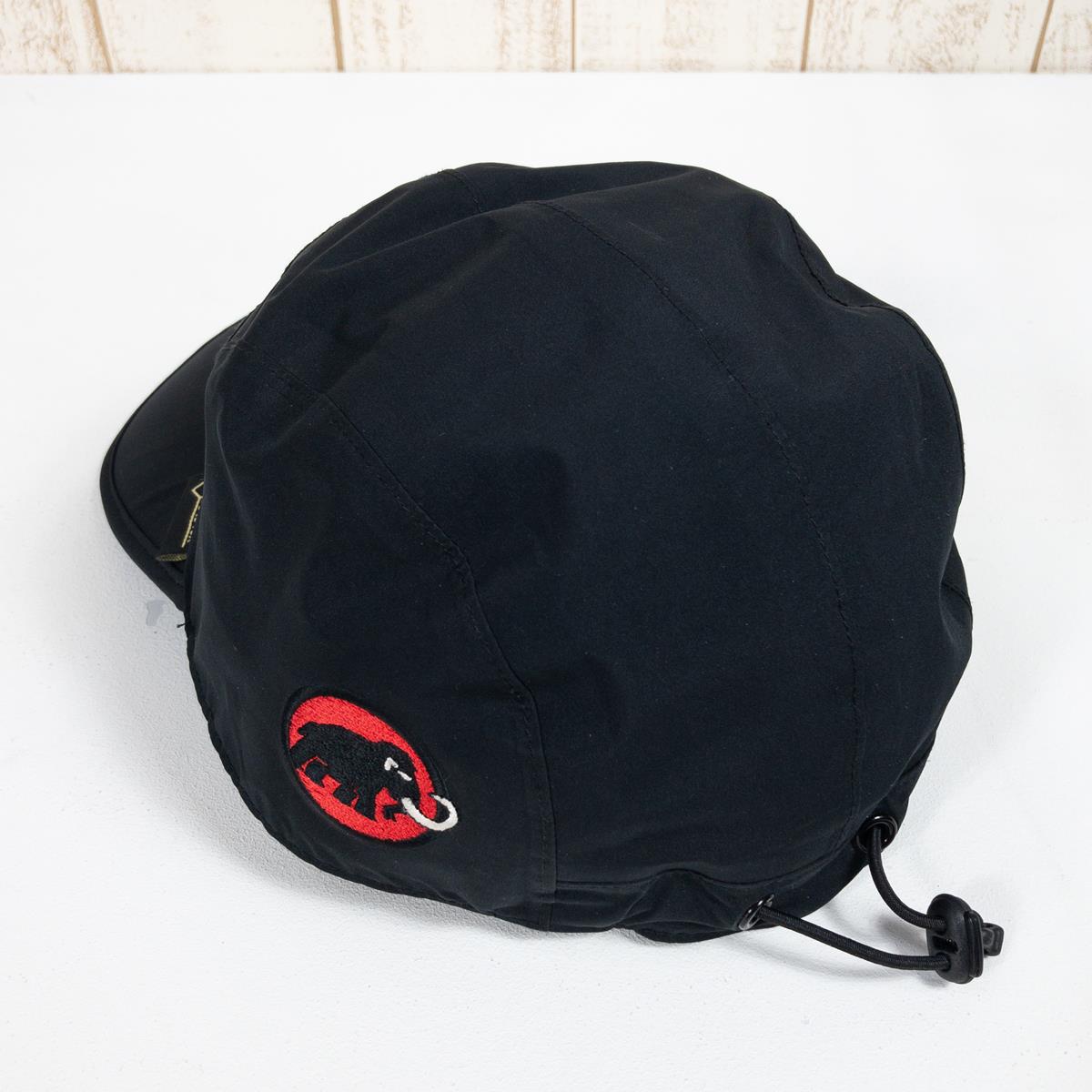 【UNISEX L】 マムート ゴアテックス ポケッタブル キャップ GORE-TEX Pocketable Cap MAMMUT 1090-05970 ブラック系