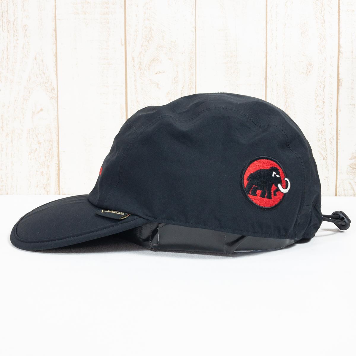 【UNISEX L】 マムート ゴアテックス ポケッタブル キャップ GORE-TEX Pocketable Cap MAMMUT 1090-05970 ブラック系