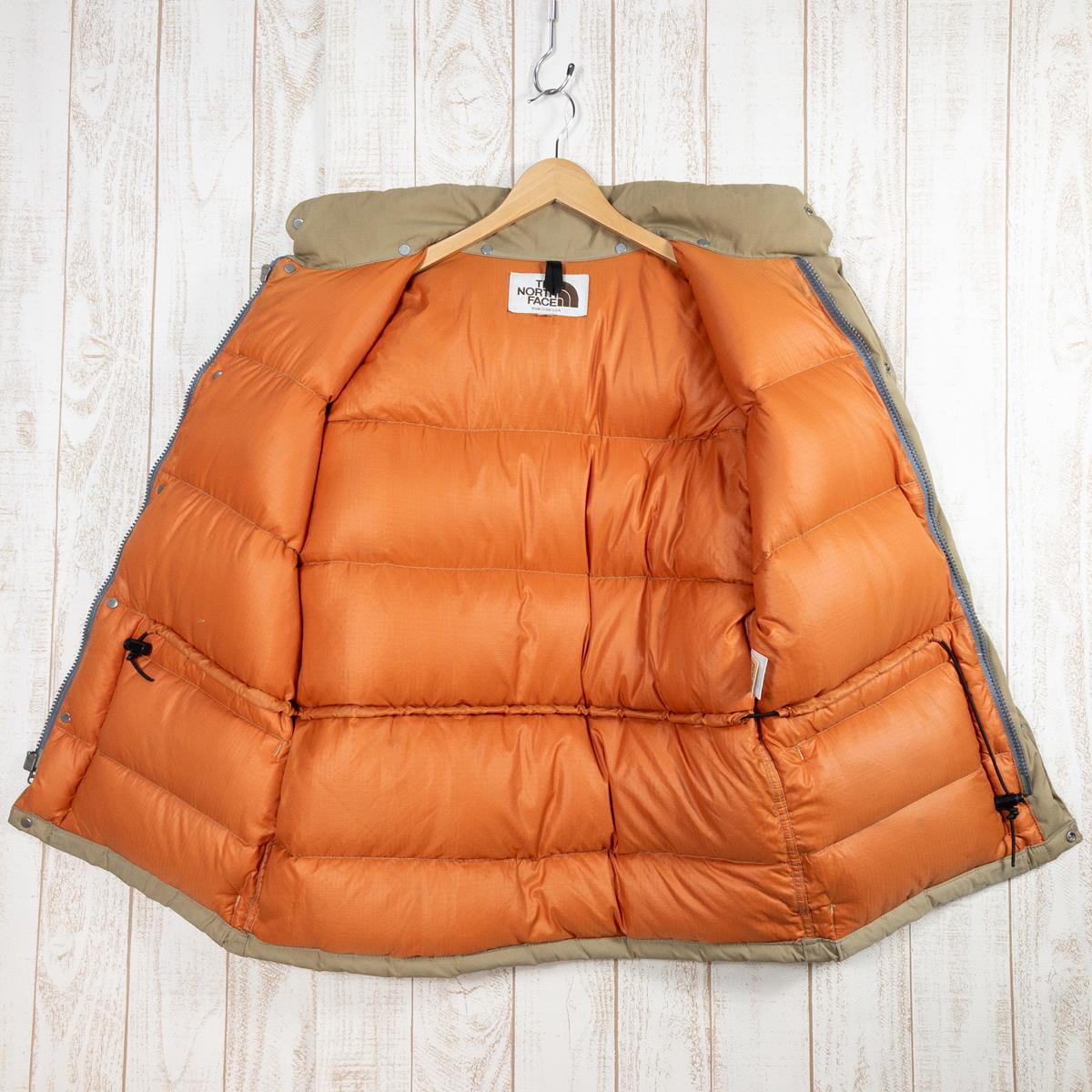 【MEN's M】 ノースフェイス 1990s シエラ パーカ Sierra Parka アメリカ製 ビンテージ ダウン ジャケット  65/35ベイヘッドクロス 茶タグ 旧タグ ビンテージ 入手困難 NORTH FACE ND-1025 Tan ベージュ系