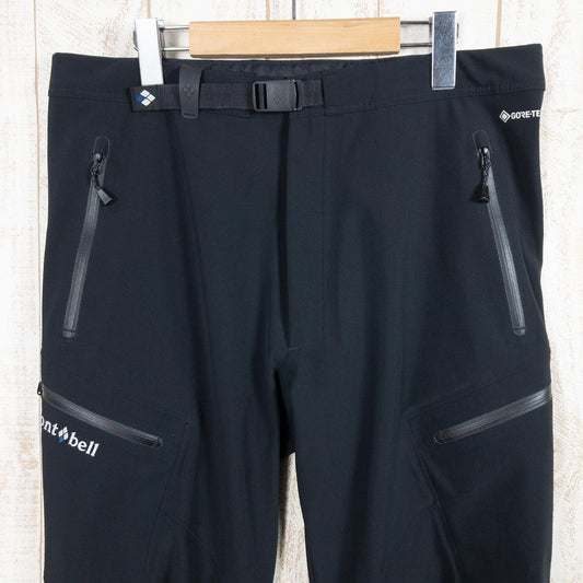 【MEN's W-M L-Srt】 モンベル アルパイン パンツ ゴアテックス 厳冬期 ストレッチ ハードシェルパンツ MONTBELL 1102524 BK Black ブラック系