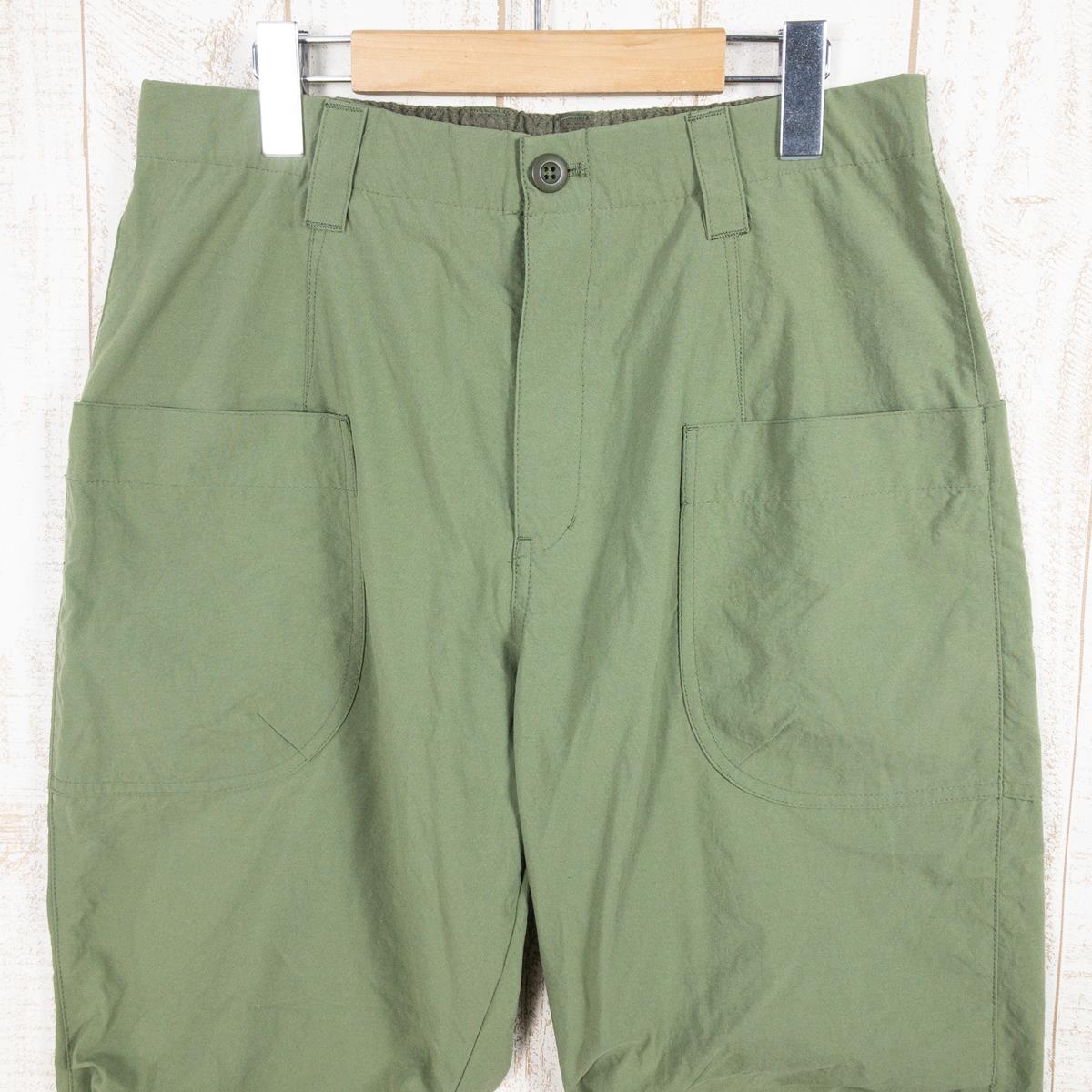 【UNISEX 3】 アクシーズクインエレメンツ ヴィンテージナイロンのパンツ ナイロン パンツ AXESQUIN ELEMENTS 022012 Olive Green グリーン系