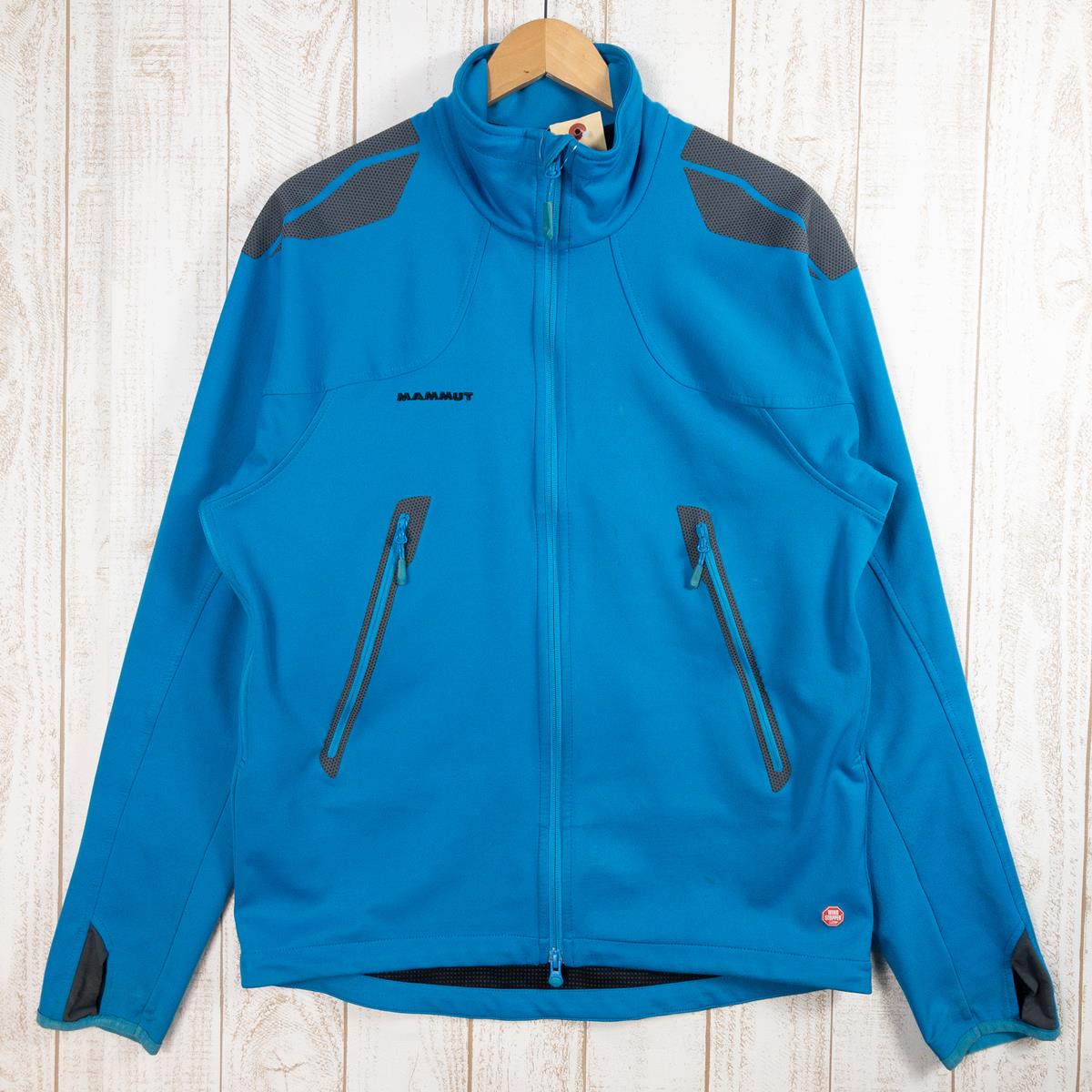 【MEN's L】 マムート アルティメイト アドバンスド ジャケット Ultimate Advanced Jacket ソフトシェル ウィンドストッパー MAMMUT 1010-09910 ブルー系