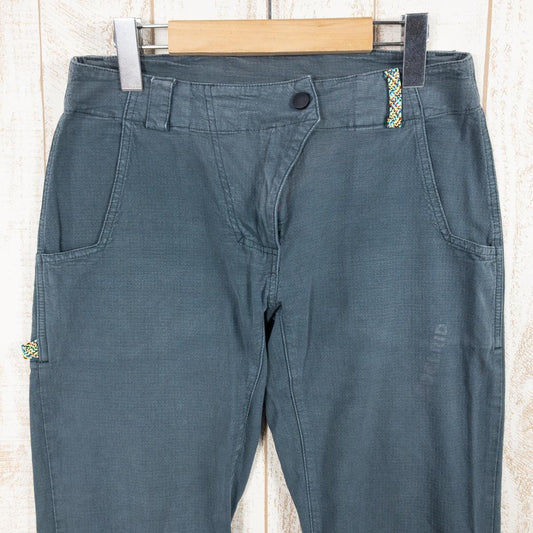 【MEN's S】 エーデルリッド オーガニックコットン クライミング パンツ Organic Cotton Climbing Pants ストレッチ 入手困難 EDELRID チャコール系