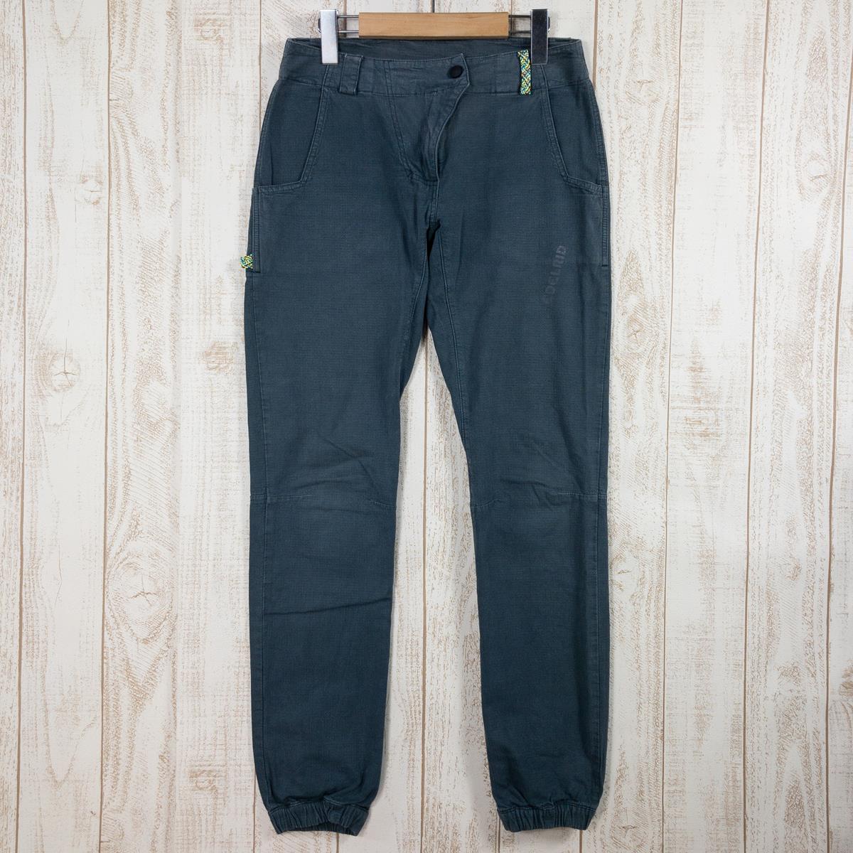 【MEN's S】 エーデルリッド オーガニックコットン クライミング パンツ Organic Cotton Climbing Pants ストレッチ 入手困難 EDELRID チャコール系