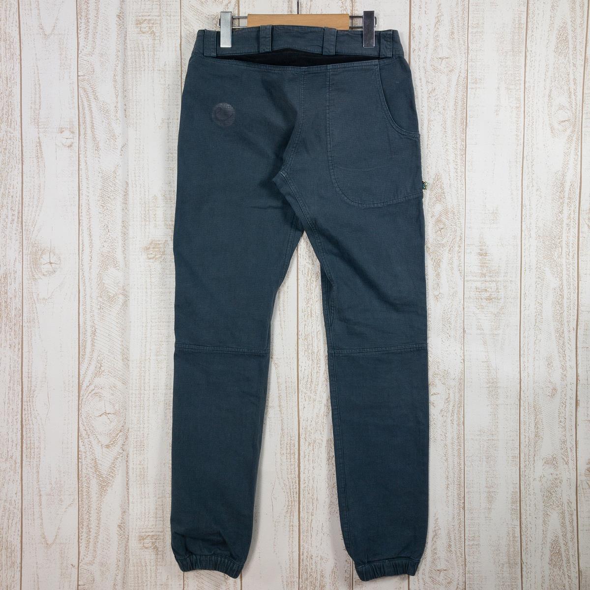 【MEN's S】 エーデルリッド オーガニックコットン クライミング パンツ Organic Cotton Climbing Pants ストレッチ 入手困難 EDELRID チャコール系