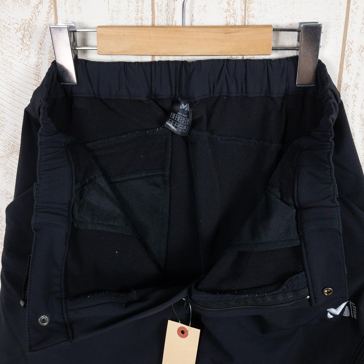 【MEN's M】 ミレー モンテ ローザ パンツ MONTE ROSA PANT ソフトシェル 保温 秋冬向け MILLET MIV01810 Black ブラック系