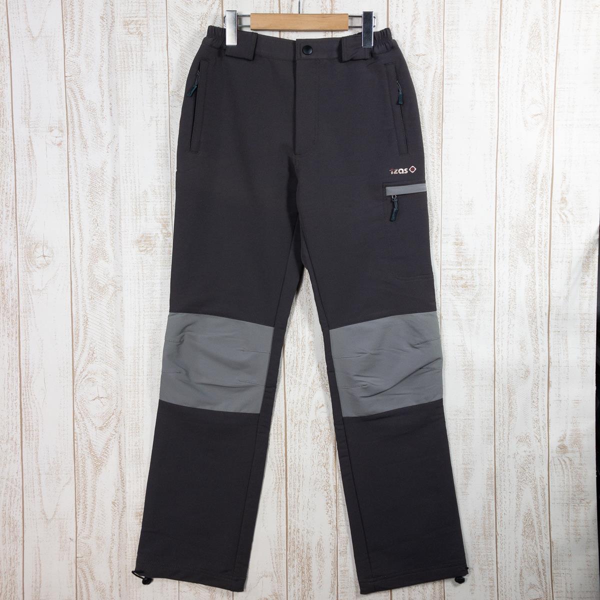 【MEN's S】 アイザス ストレッチ ソフトシェル パンツ Stretch Softshell Pants izas Brown / Grey ブラウン系