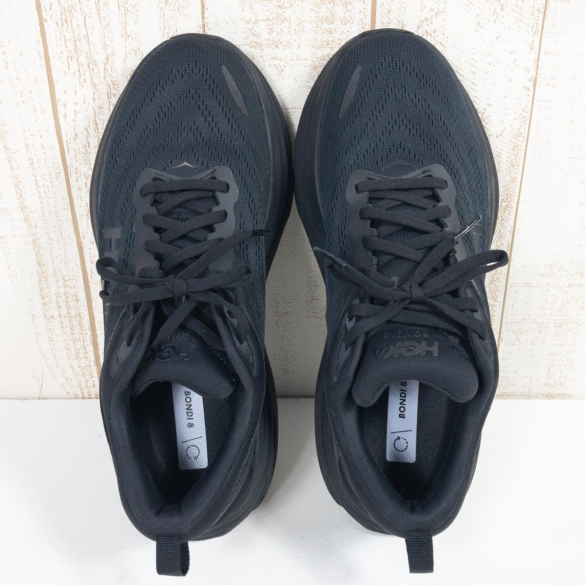 【MEN's 27.0cm】 ホカ オネオネ ボンダイ 8 ワイド Bondi 8 Wide ロードランニングシューズ HOKA ONEONE 1127953 BBLC Black / Black ブラック系