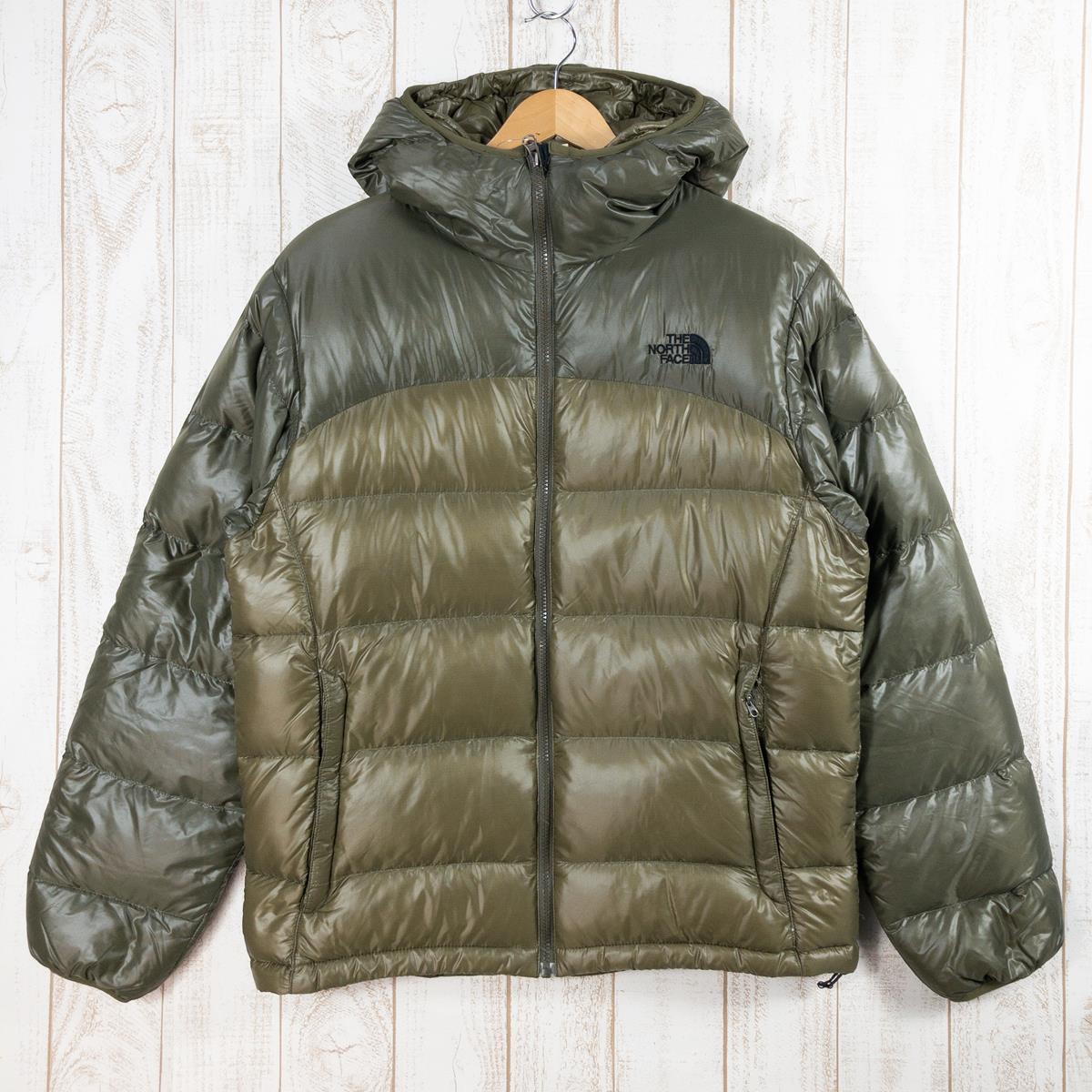 【MEN's M】 ノースフェイス アコンカグア フーディ Aconcagua Hoodie 光電子 ダウン ジャケット NORTH FACE ND18702 CO Cargo Green グリーン系