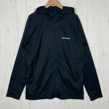 【Men's M ブラック系】 Montbell ( モンベル ) クール パーカ Cool Parka ポリエステル ウェア トップス インナー シャツ ロングスリーブシャツ 化繊 z00056652  化繊 ロングスリーブシャツ インナー シャツ トップス ウェ