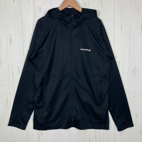 【Men's M ブラック系】 Montbell ( モンベル ) クール パーカ Cool Parka ポリエステル ウェア トップス インナー シャツ ロングスリーブシャツ 化繊 z00056652  化繊 ロングスリーブシャツ インナー シャツ トップス ウェ