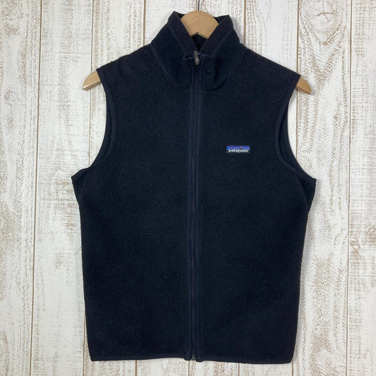 【男士 S 黑色】Patagonia Flyer Vest Pef 防风抓绒 停产型号很难获得 24002 国际男士 BLK 黑色抓绒背心上衣