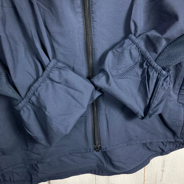 Men's Size L Navy The North Face Swallowtail Vent Hoodie Nylon Windshell Jacket (z00054899)