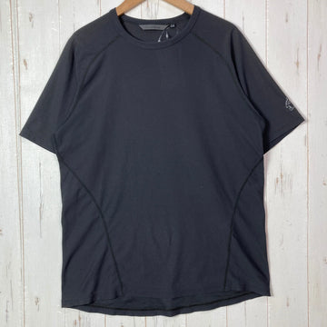 【Men's S グレー系】 Teton Bros ( ティートンブロス ) PPP ショートスリーブ ポリエステル ウェア トップス インナー シャツ ショートスリーブTシャツ クルーネック 化繊 z00055192  化繊 ショートスリーブTシャツ クルーネッ