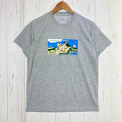 【Men's XS グレー系】 Montbell ( モンベル ) ヒロマゲストハウス 5周年記念 ティーシャツ 入手困難 ポリエステル ウェア トップス インナー シャツ ショートスリーブTシャツ クルーネック 化繊 z00059142  化繊 ショートスリーブT