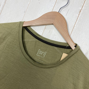 【Unisex L グリーン系】 Atelier Blue Bottle ( アトリエブルーボトル ) ハイカーズ Tシャツ Hiker's T-shirts Sn Supernatural コラボ ウール ウェア トップス インナー シャツ ショートスリーブTシャツ
