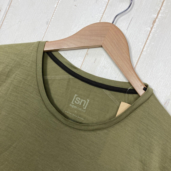 【Unisex L グリーン系】 Atelier Blue Bottle ( アトリエブルーボトル ) ハイカーズ Tシャツ Hiker's T-shirts Sn Supernatural コラボ ウール ウェア トップス インナー シャツ ショートスリーブTシャツ