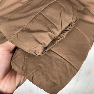 The North Face Micro Zepher Cardigan, Kids' Size 140, Brown. Synthetic Down Jacket, Outerwear, Synthetic Insulation, z00053943.