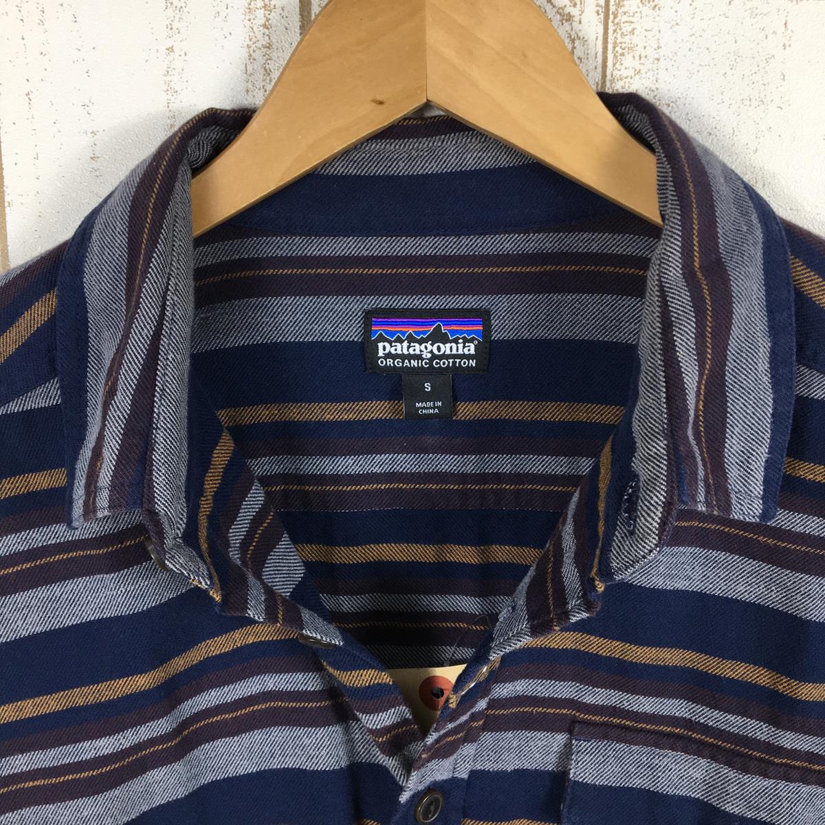 【Men's S ネイビー系】 Patagonia ( パタゴニア ) ロングスリーブ ライトウェイト フィヨルド フランネル シャツ Long Sleeve Lightweight Fjord Flannel Shirt 54020 International M