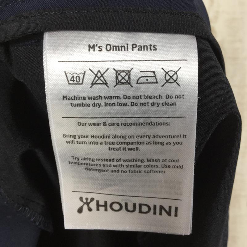 【男款S海军蓝】Houdini Omni Pants 290784国际男士蓝色幻象合成纤维长裤下装