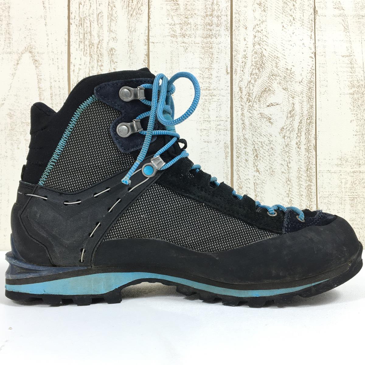 [女式 24.5 厘米海军蓝] Salewa 女式 Crow Gore-Tex Ws Crow Gtx 徒步鞋轻型高山靴 61329 女式 3985 高级海军蓝/永恒蓝 Alpa