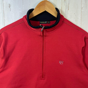 【Men's S レッド系】 Bailo ( バイロ ) ハーフジップ フリースジャケット ポリエステル ウェア トップス アウター ジャケット フリース z00054691  フリース アウター ジャケット トップス ウェア