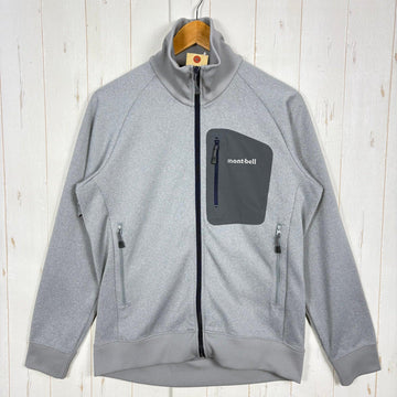 【Men's M グレー系】 Montbell ( モンベル ) マウンテン ジャージ ジャケット Mountain Jersey Jacket ポリエステル ウェア トップス インナー シャツ ロングスリーブシャツ 化繊 z00055366  化繊 ロングスリー