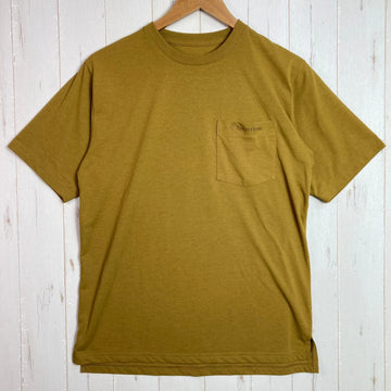 【Unisex S ブラウン系】 Teton Bros ( ティートンブロス ) シックポケットティー YAMAP別注 ポリエステル ウェア トップス インナー シャツ ショートスリーブTシャツ クルーネック 化繊 z00057055  化繊 ショートスリーブTシャツ