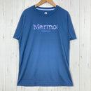 【Men's M ネイビー系】 Marmot ( マーモット ) マーモット ロゴ QD H/S T MARMOT LOGO QD H/S T ポリエステル ウェア トップス インナー シャツ ショートスリーブTシャツ クルーネック 化繊 z00054519  化繊-1