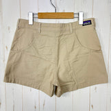 [Women's 6 Beige] 2022 Patagonia Stand Up Shorts ORTN Organic Cotton Apparel Bottoms Shorts Short Pants Cotton z00055707 ORTN Cotton