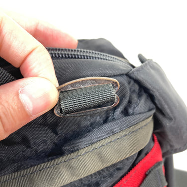 【OneSize レッド系】 1980s Mountain Smith ( マウンテンスミス ) ツアーパック Tour Pack ビンテージ オリジナル 入手困難 旧タグ 白山タグ コーデュラナイロン製 アメリカ製 バッグ ストレージ ウエストバッグ ヒップパッ