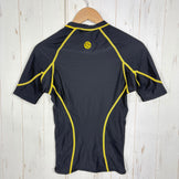 【Men's S ブラック系】 Skins ( スキンズ ) ショートスリーブ トップ シャツ Short Sleeve Top Shirt ナイロン ウェア トップス インナー シャツ ショートスリーブTシャツ クルーネック 化繊 z00059122  化繊 ショ