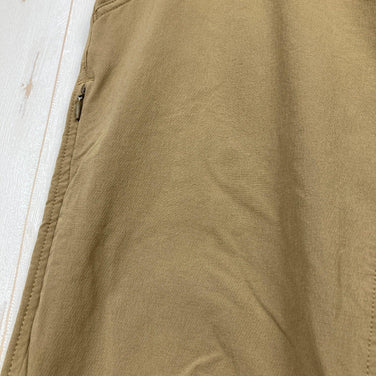 Columbia Men's Stretch Softshell Pants, Size Small, Beige. This item is a softshell nylon trousers (z00054305).
