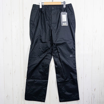 【Men's L ブラック系】 Jackwolfskin ( ジャックウルフスキン ) JP トレイル ヘッズ パンツ JP TRAILHEADZ PANTS ナイロン ウェア ボトムス ロングパンツ レインシェル z00053090  レインシェル ロングパンツ - 0
