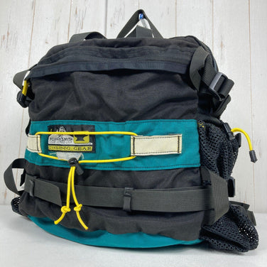 均码绿色1996款Mountain Smith骑行装备。已停产，很难找到。Cycle Smith包，储物腰包，臀包。