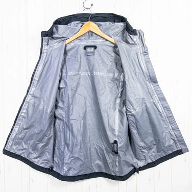 Jackwolfskin Texapore 男款防雨夹克，S码，黑色。涤纶。上衣，外套，防雨外套。z00053110