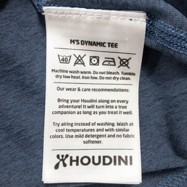【Men's S ネイビー系】 Houdini ( フーディニ ) ダイナミック ティー Dynamic Tee ポリエステル 257524 International Men's 化繊 ショートスリーブTシャツ クルーネック インナー シャツ トップス ウェア - 【公式】2ndGEAR（セカンドギア）Webショップ【登山用品・アウトドア用品専門 買取販売店】