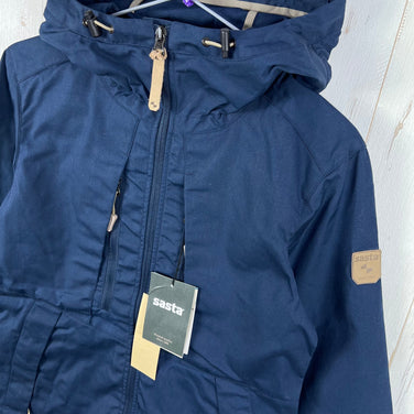 【Women's 36 ブルー系】 SASTA ( サスタ ) ファウナ ジャケット Fauna Takki 0033 28 Patriot Blue z00056170 28 Patriot Blue コットン アウター ジャケット トップス ウェア